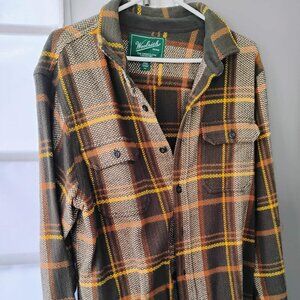Woolrich Mens Button up Long Sleeved Shirt/Shacket